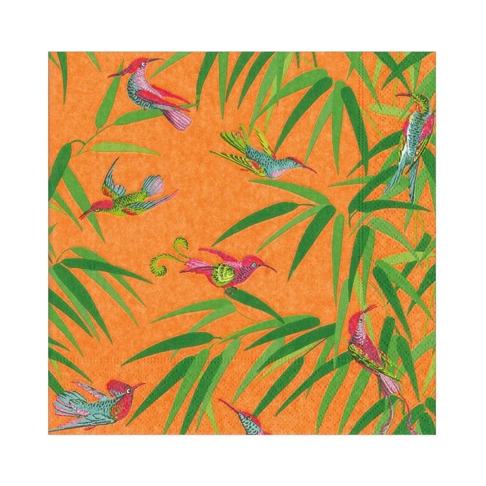 An image of Caspari Birds in Paradise Luncheon Napkins