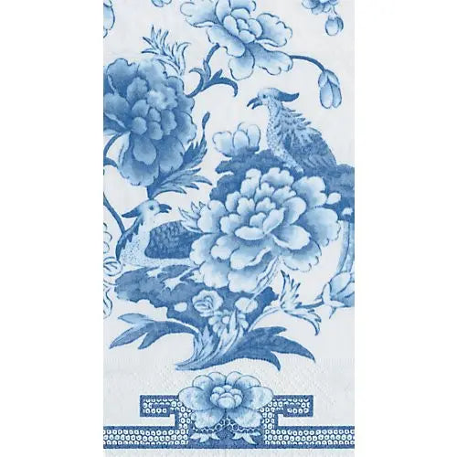 Caspari Blue & White Guest Towel