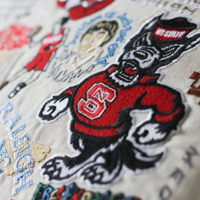 Catstudio North Carolina State University Collegiate Embroidered Pillow