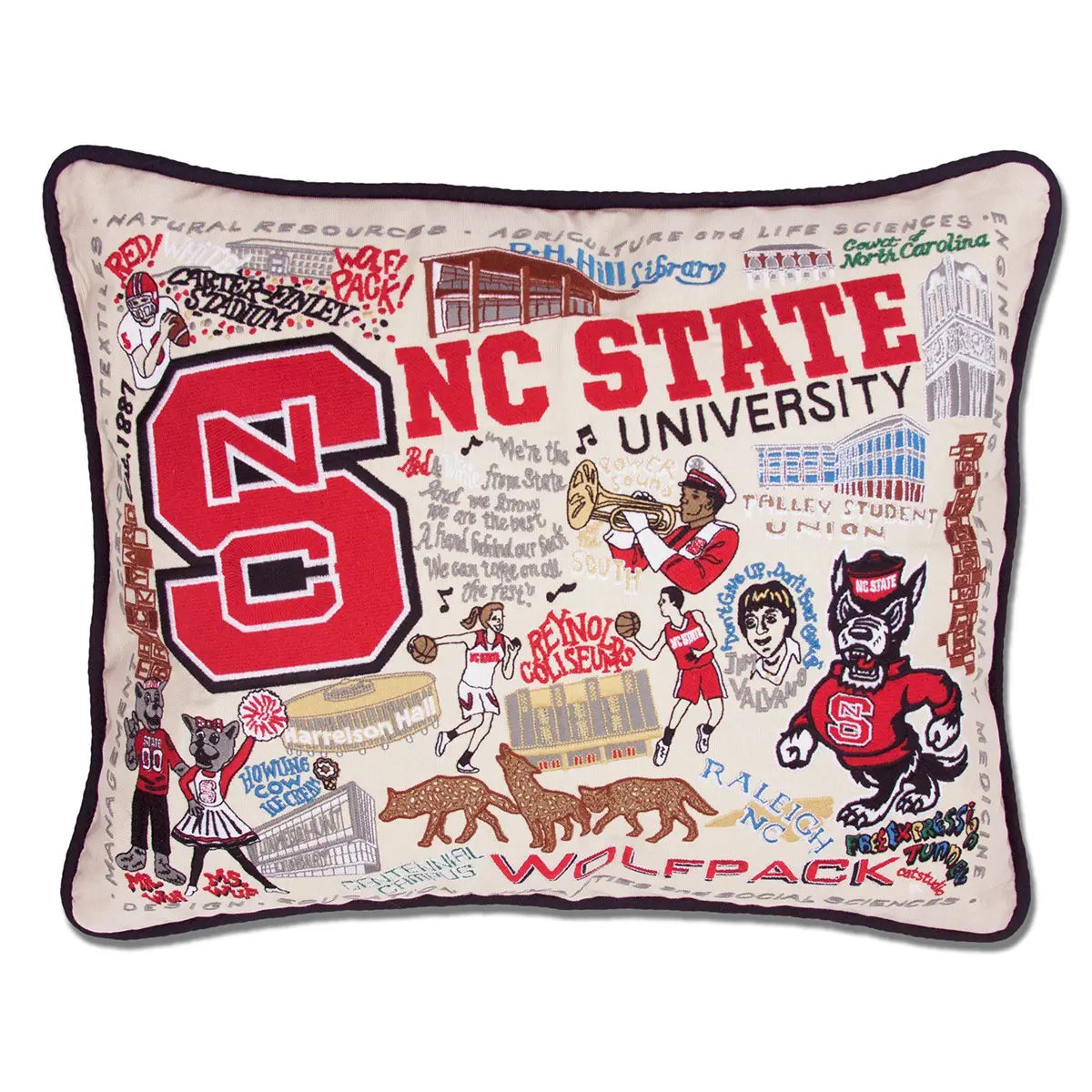 An image of Catstudio North Carolina State University Pillow