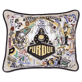 Catstudio Purdue University Collegiate Embroidered Pillow