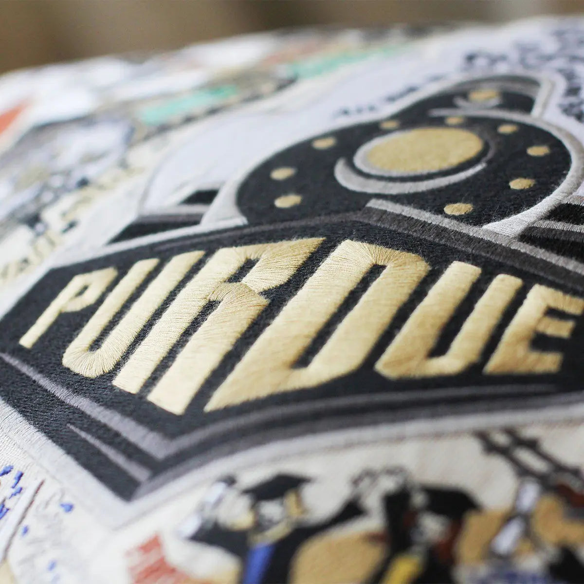 An image of Catstudio Purdue University Pillow