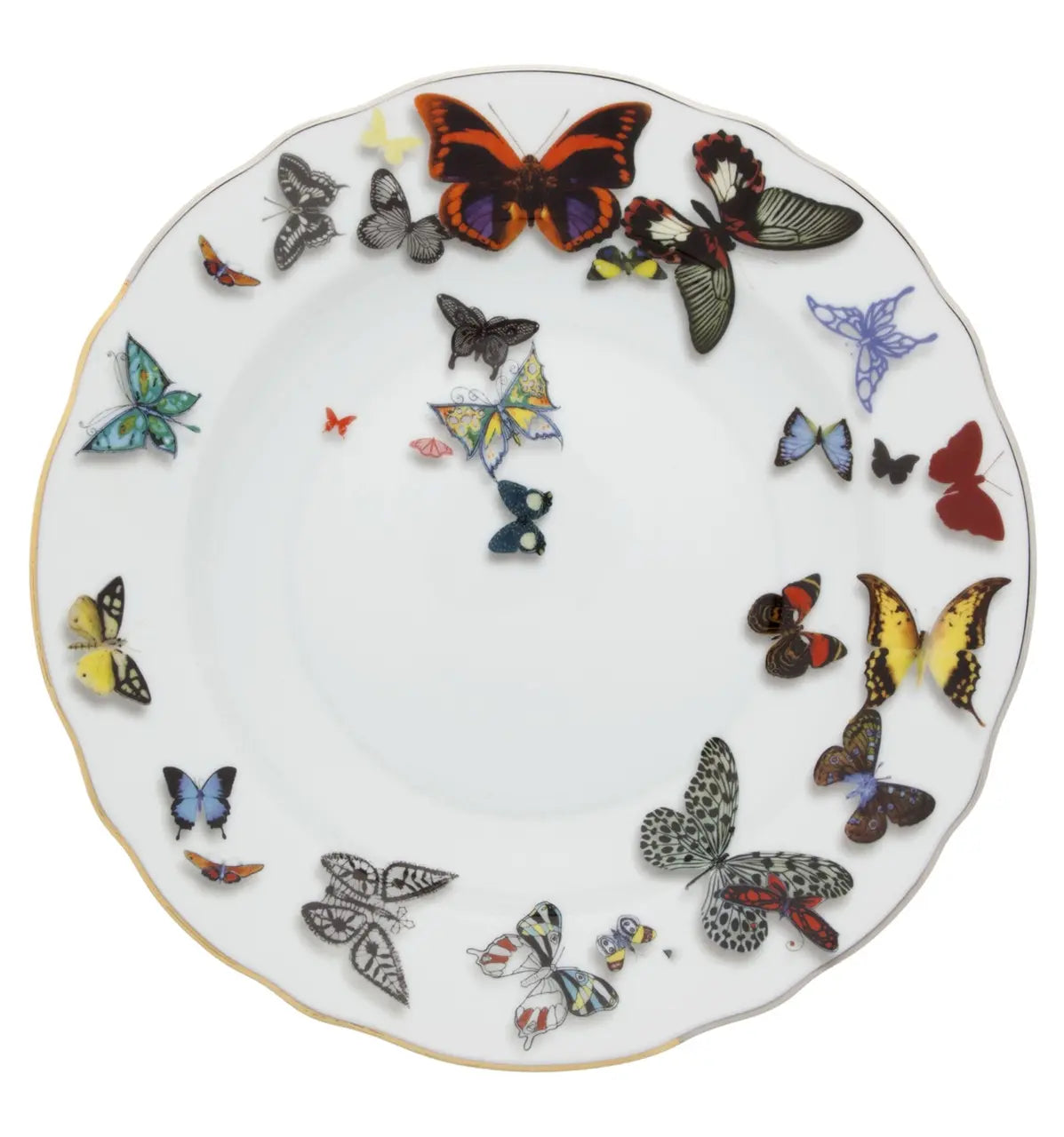 Christian La Croix Butterfly Parade Soup Plate