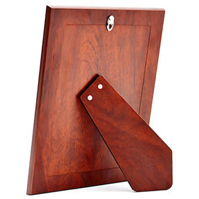 Backside of Cunill Picture frame in cherry mahogany finished with high-gloss lacquer