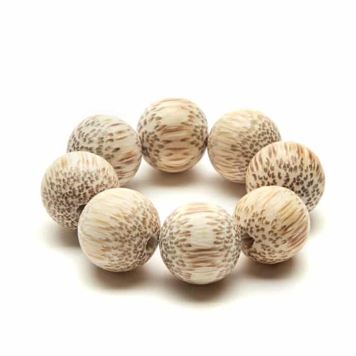 Deborah Rhodes Wrapped Wood Bead Napkin Ring - Set of 4