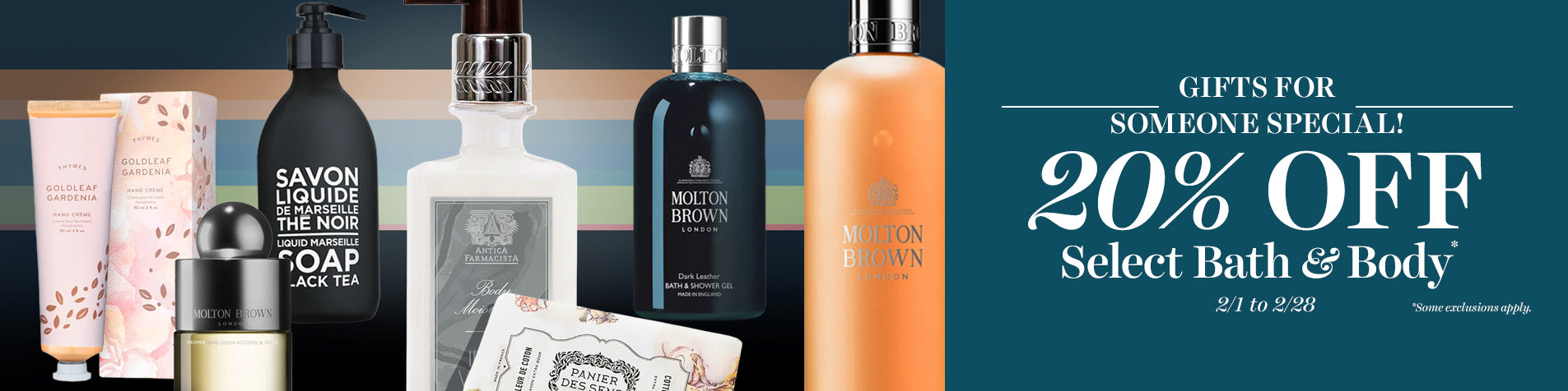 20% Off Bath & Body Sale