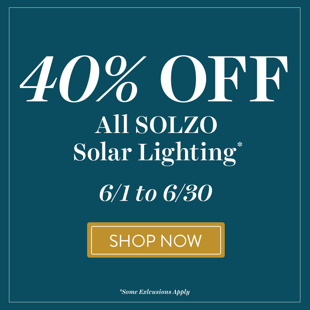 40% Off Solzo Solar Lighting promo banner