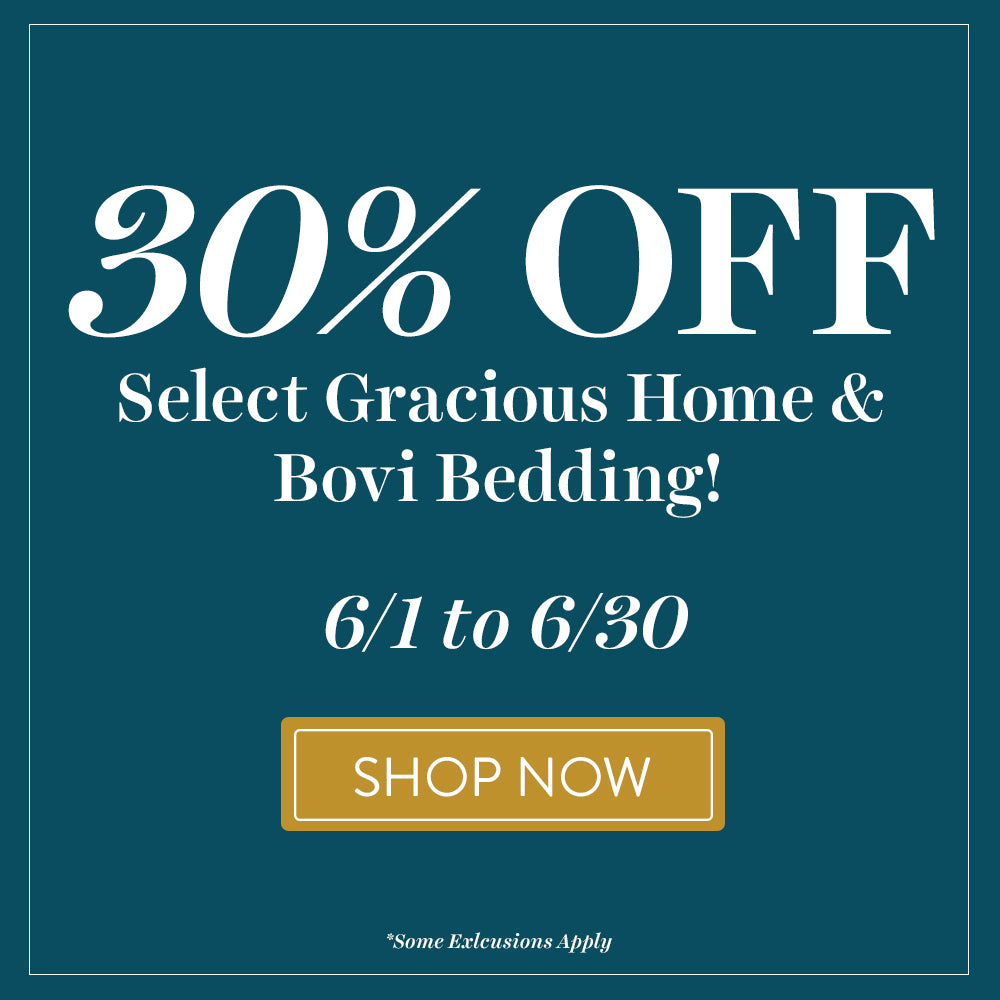 30% Off Gracious Home and Bedding promo banner