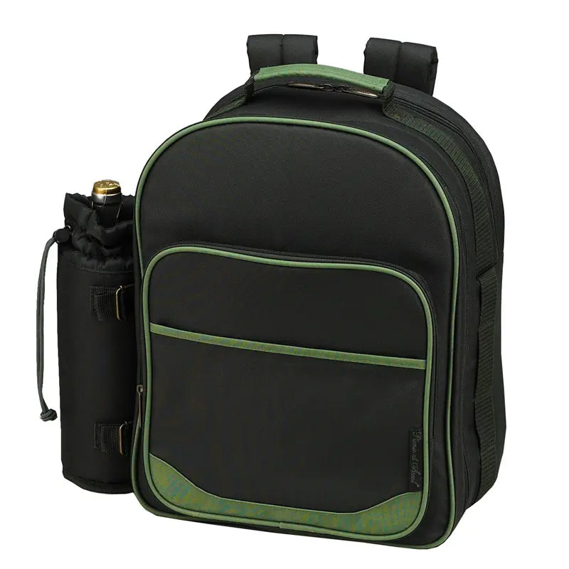 Picnic at Ascot Forest Green Two Person Picnic Backpack