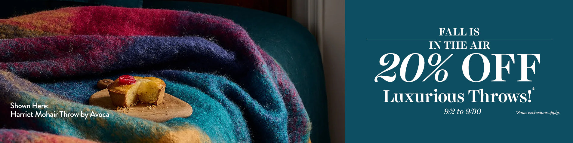 20% Off Throws