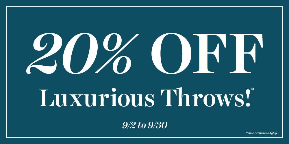 20% Off Throws