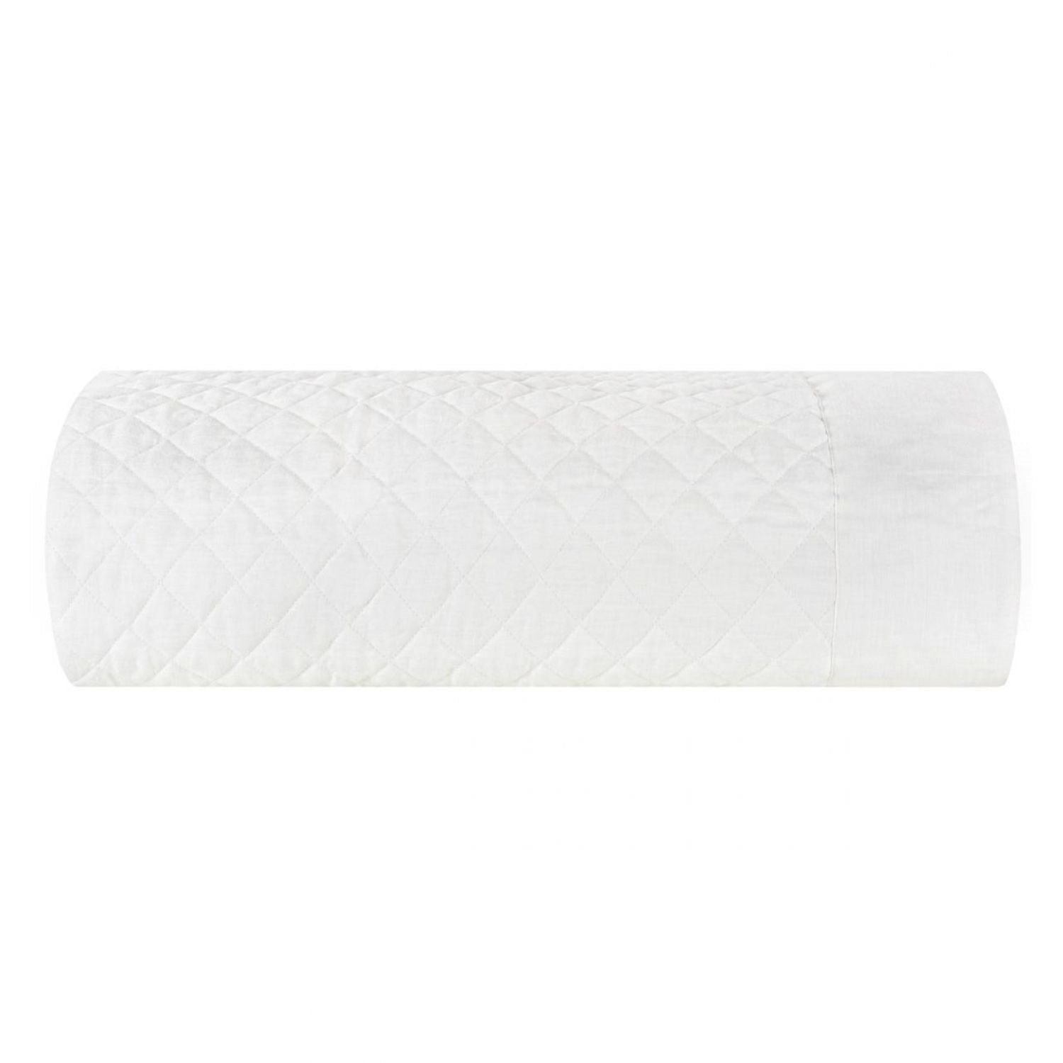 An image of Bovi Hudson Linen Quilted Coverlet