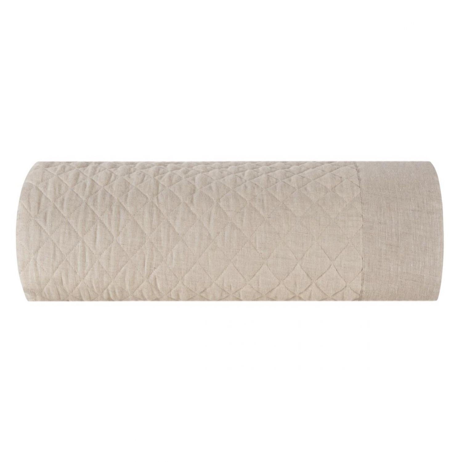 An image of Bovi Hudson Linen Quilted Coverlet