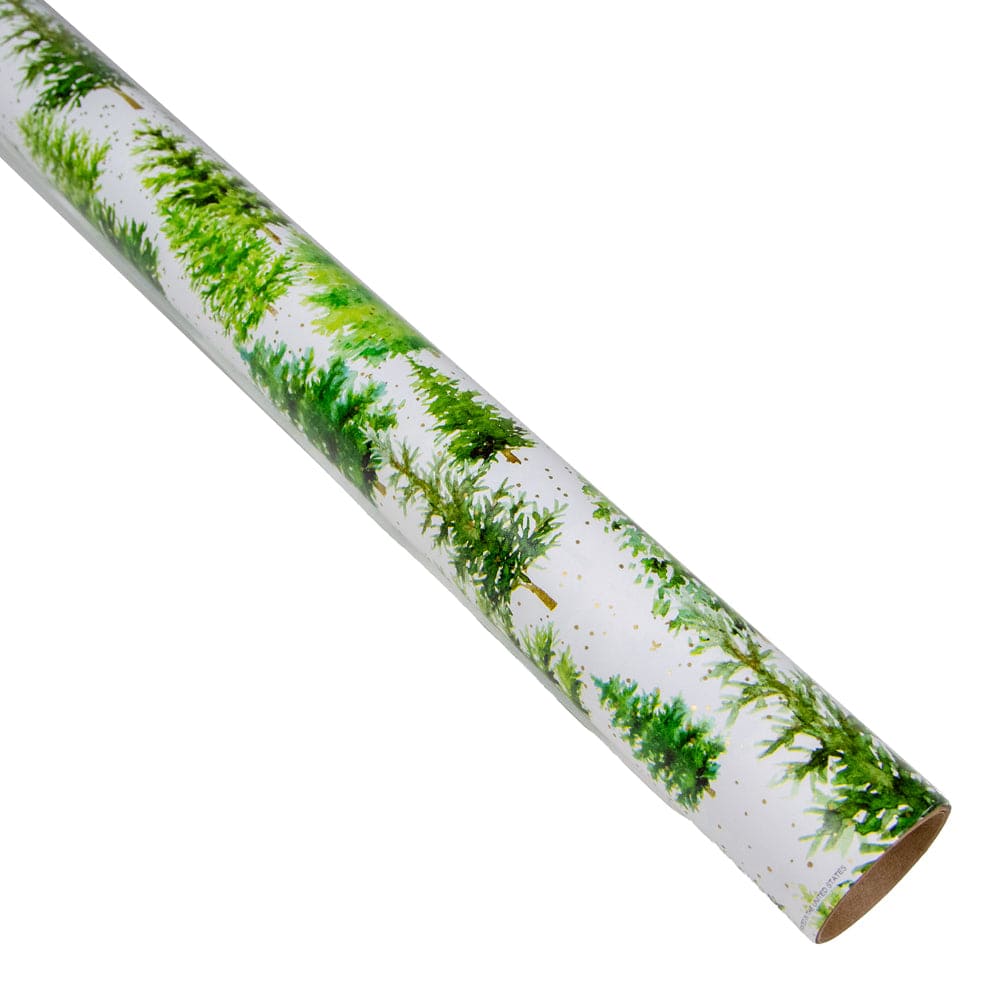 An image of Capsari White Christmas Gift Wrap