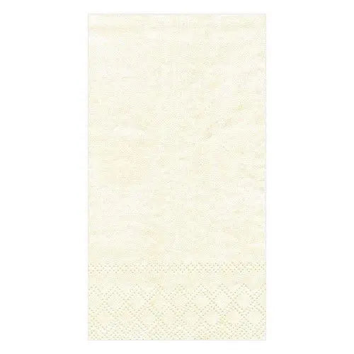 Caspari Moire Ivory Guest Towel