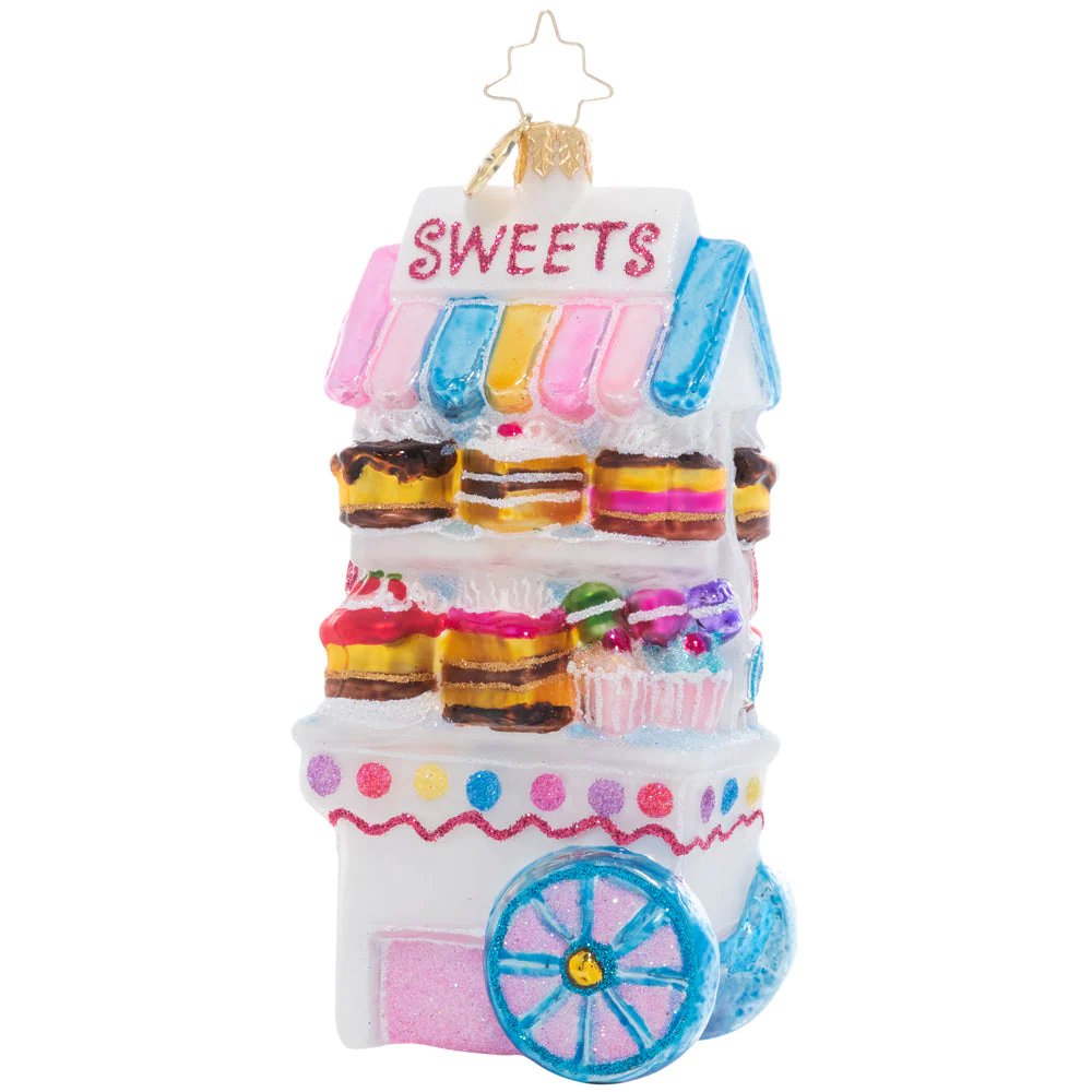 An image of Christopher Radko Sweets for Sale Ornament