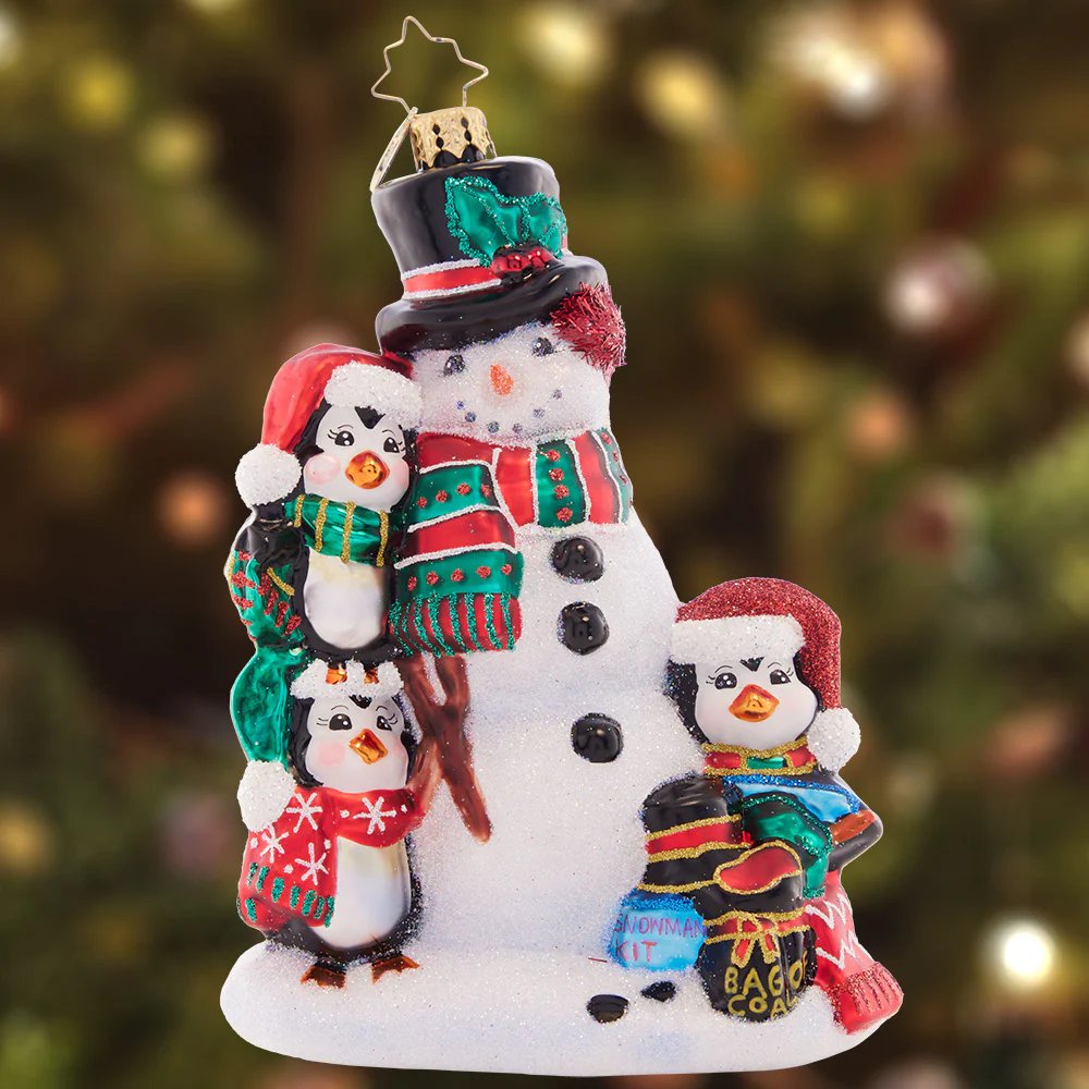 An image of Christopher Radko Building Friends in Cold Places Ornament