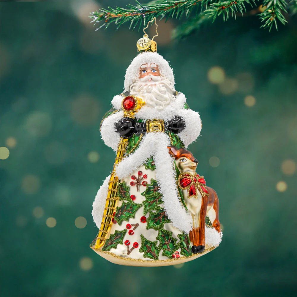 Christopher Radko Deely Beloved Santa Ornament