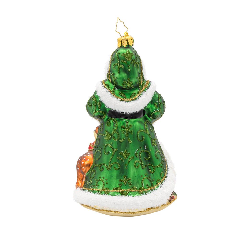 An image of Christopher Radko Deely Beloved Santa Ornament