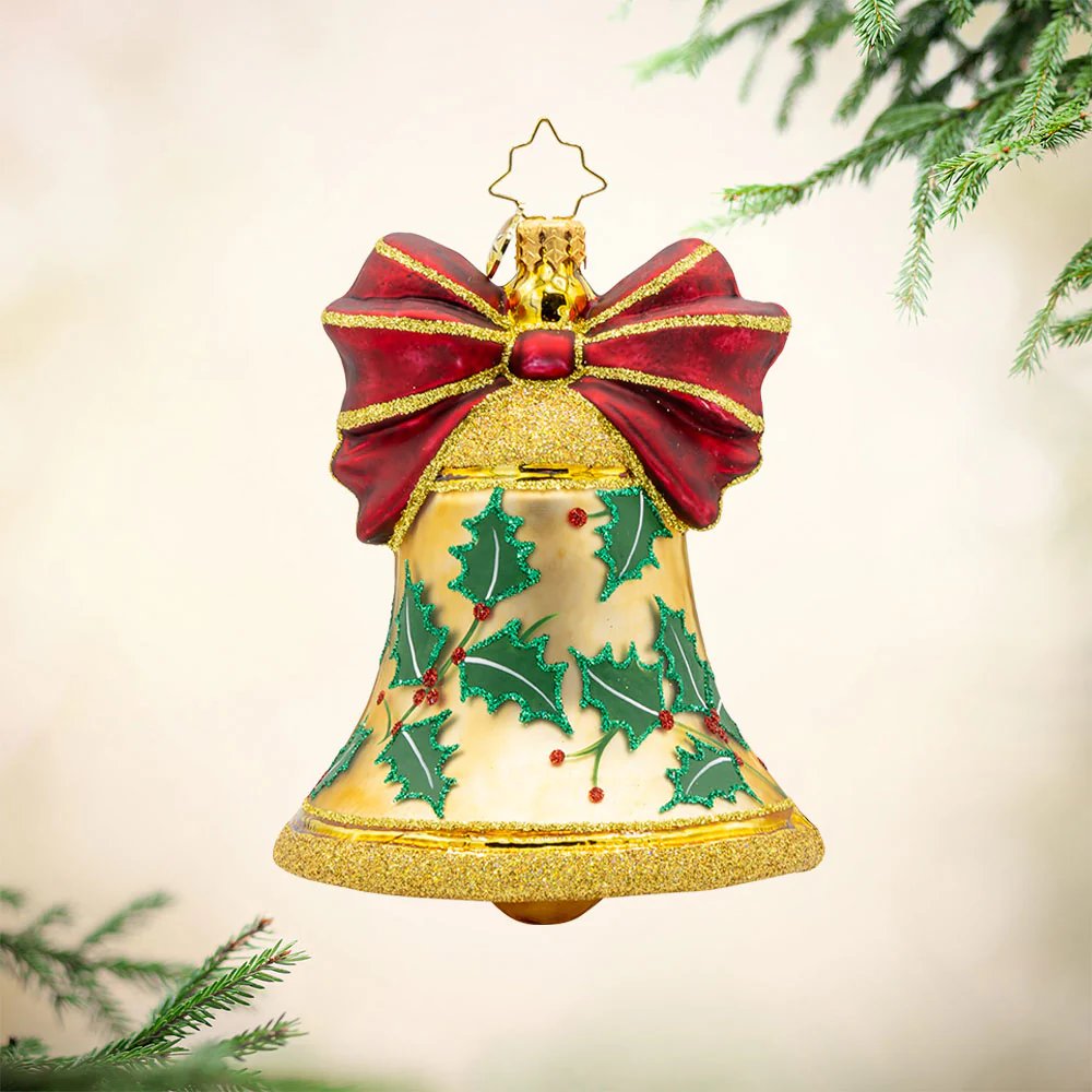 An image of Christopher Radko Bell Bliss Ornament