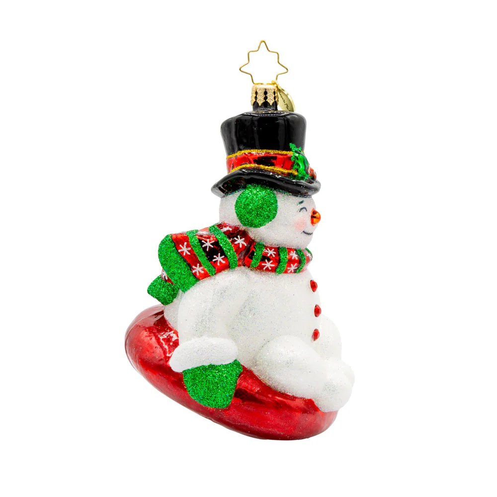 An image of Christopher Radko Snowy Slider Ornament