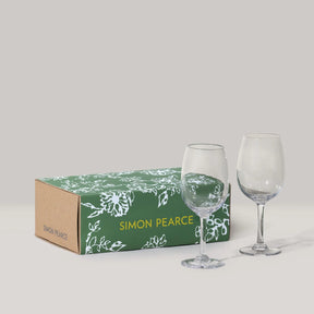 Simon Pearce Woodstock Red Wine in Gift Box - Set of 2