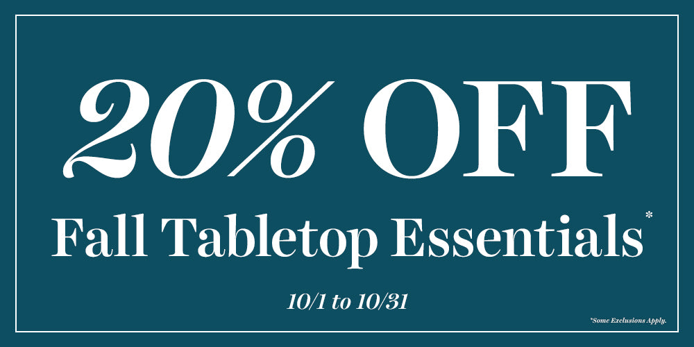 Fall Tabletop Sale