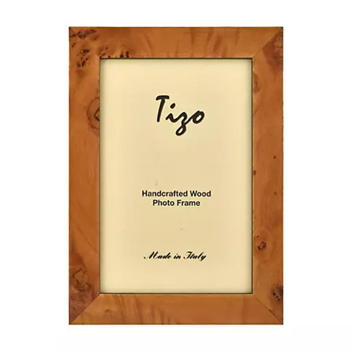 An image of Tizo Burl Italian Wood Frame