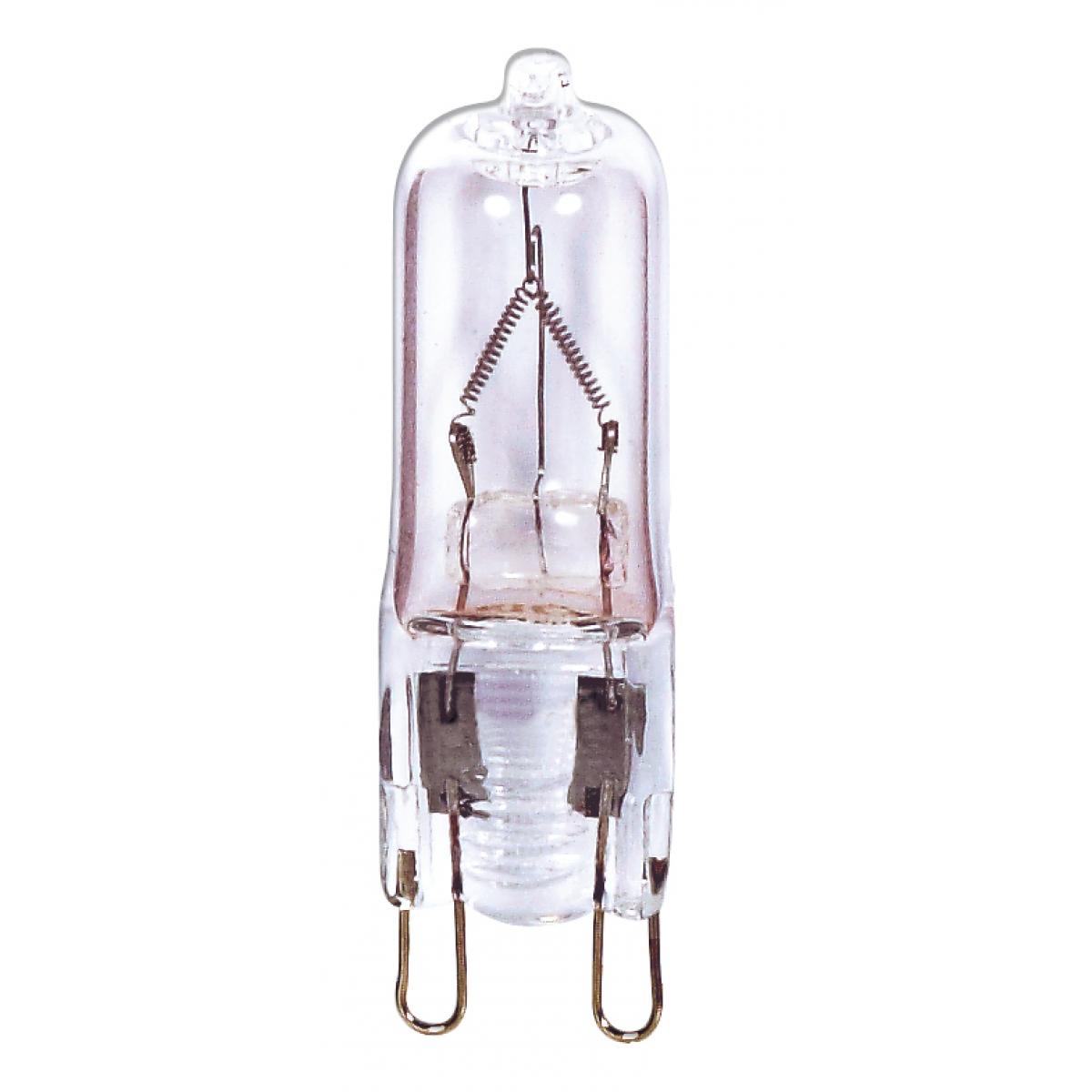 Satco 50 watt Halogen T4- Clear Double Loop base 120 volts