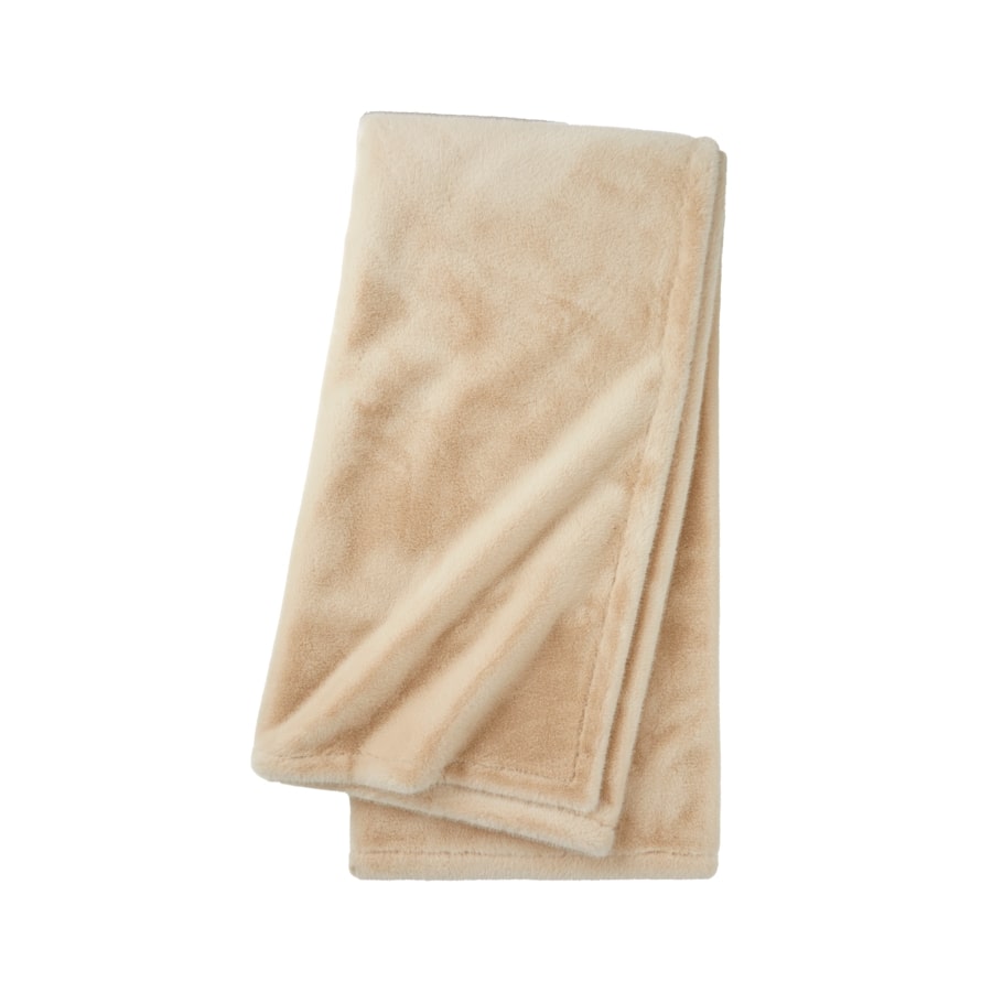 An image of Yves Delorme Frisson Faux Fur Throw