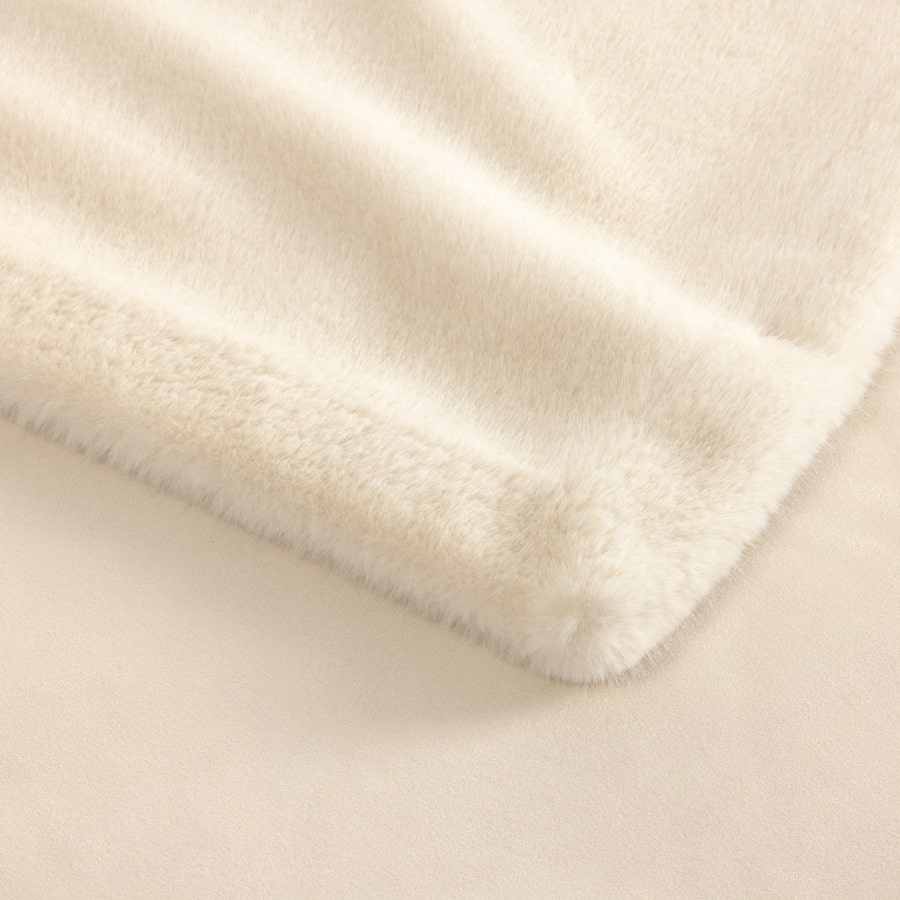 Yves Delorme Frisson Faux Fur Throw