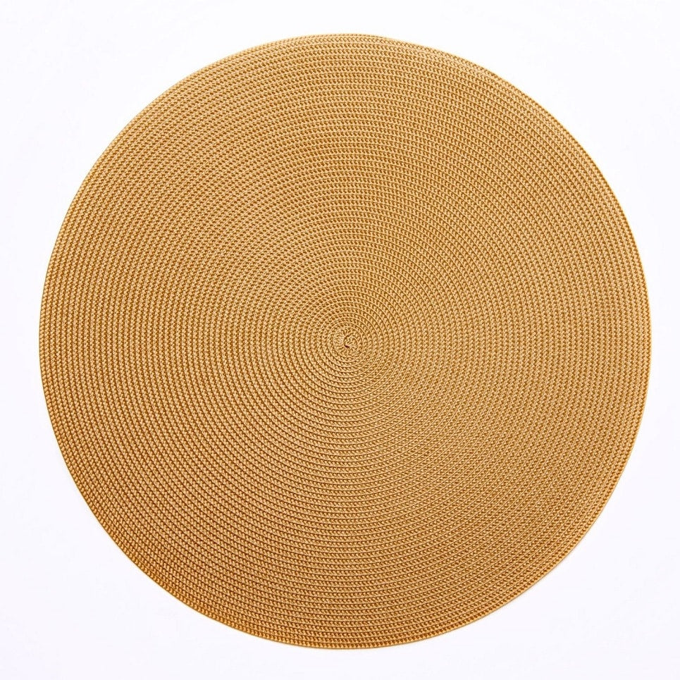 Deborah Rhodes Braided Round Placemats - Set of 4
