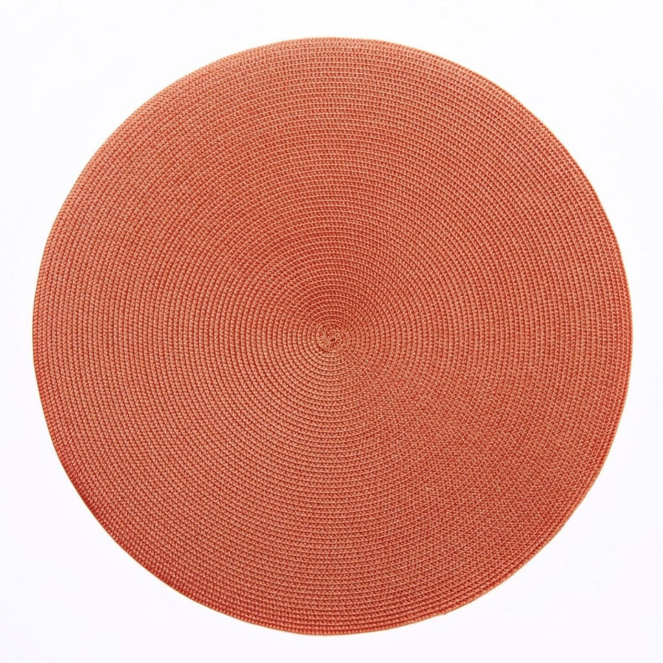 An image of Deborah Rhodes Braided Round Placemats - Set of 4