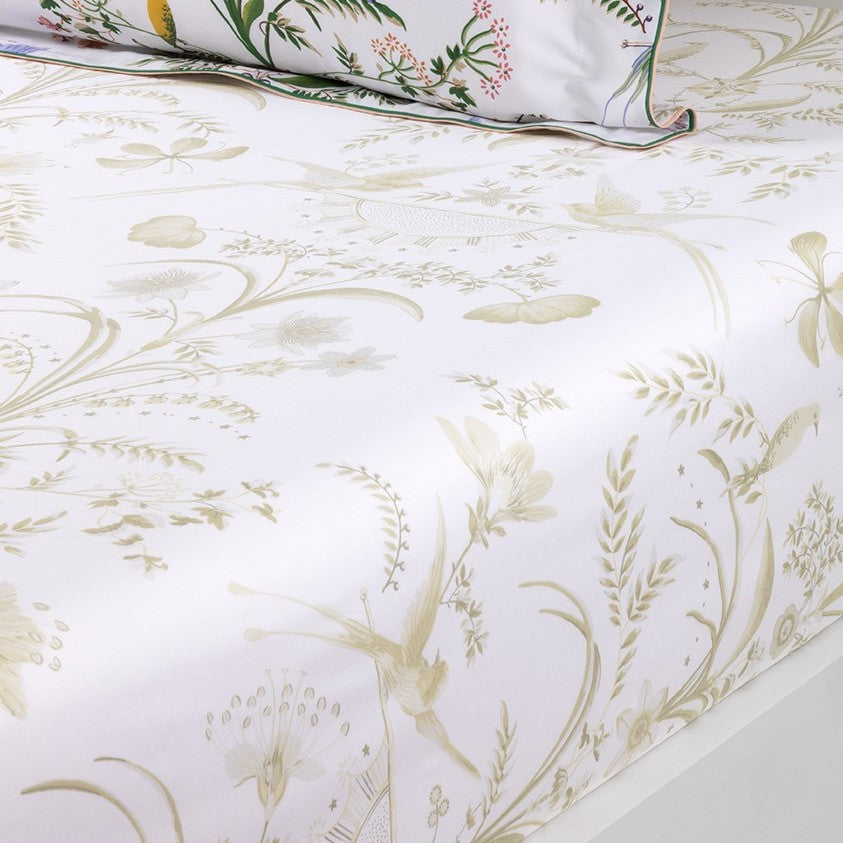 An image of Yves Delorme Botanic Fitted Sheet