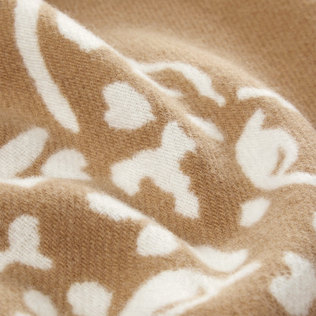 An image of Yves Delorme Leopard Camel Throw