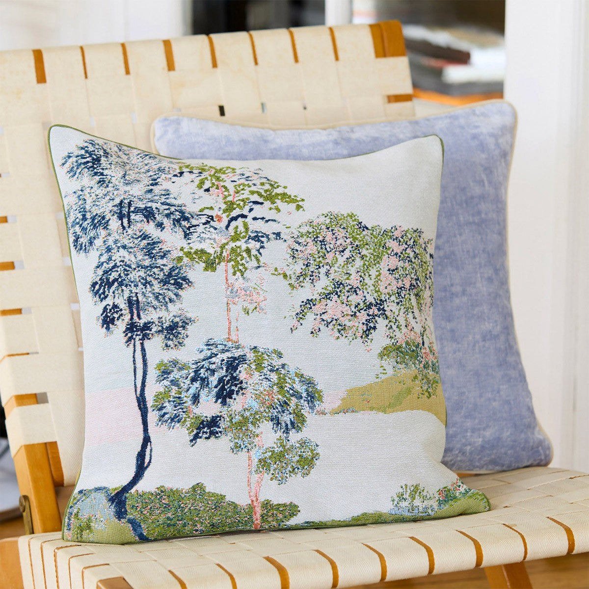 An image of Yves Delorme Lande 18" Decorative Pillow