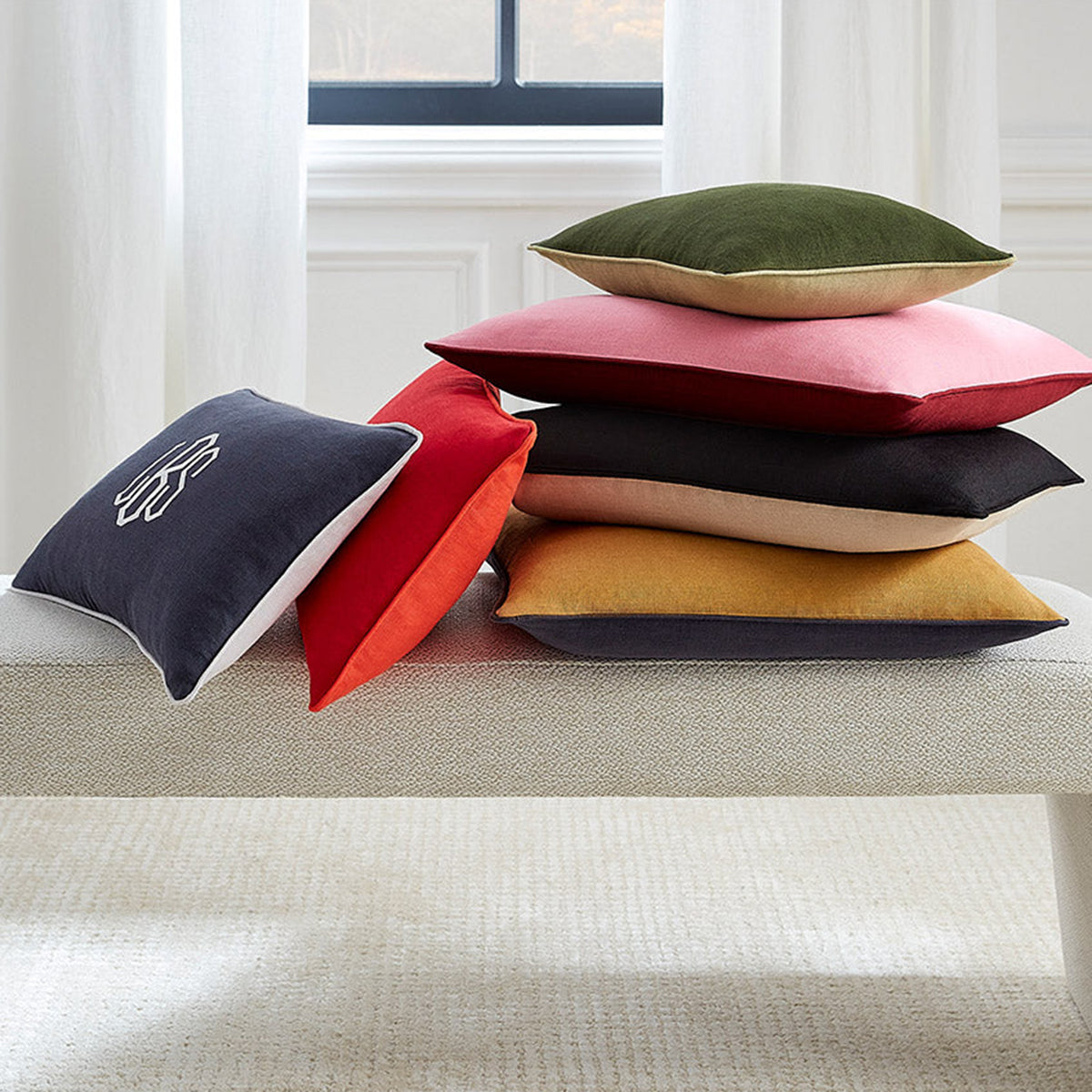 An image of Sferra Manarola Decorative Pillow