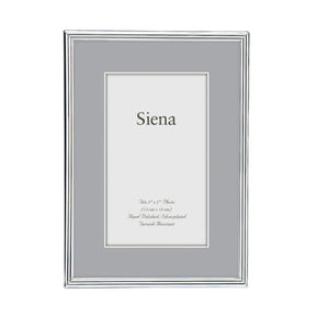 Siena Lined Narrow Silverplate Frame