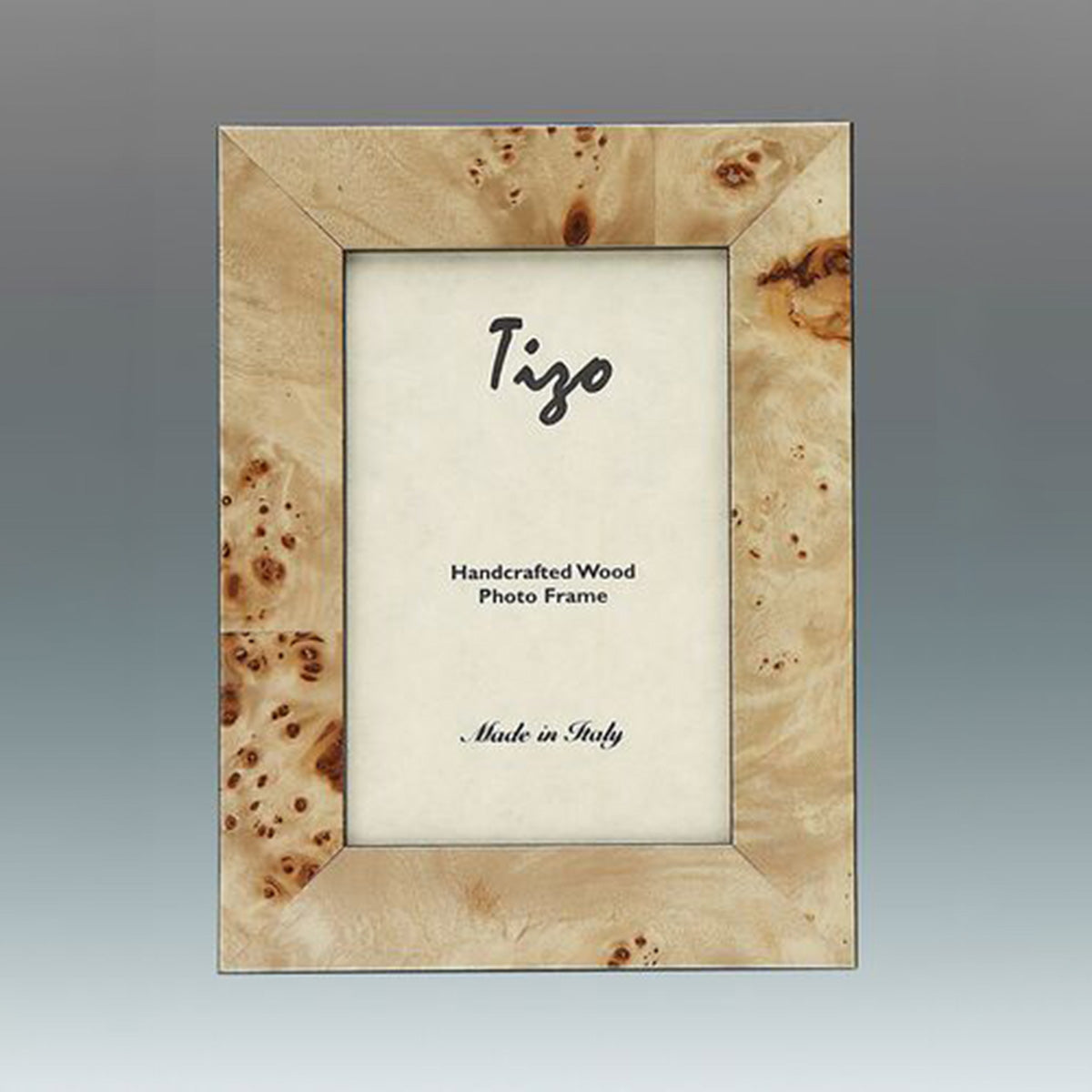 An image of Tizo Burl Pattern Wide Wood Frame