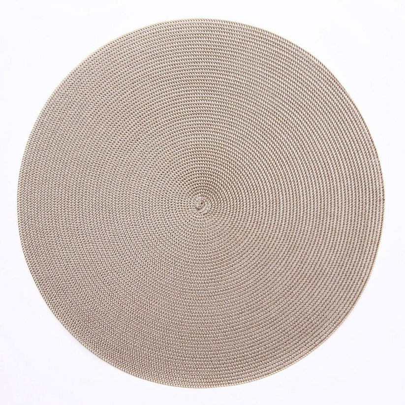 Deborah Rhodes Braided Round Placemats - Set of 4