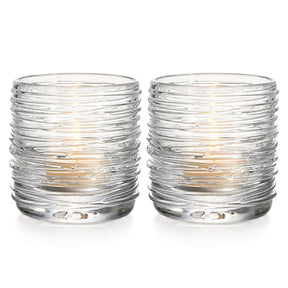 Simon Pearce Echo Lake Tealight in Gift Box - Set of 2