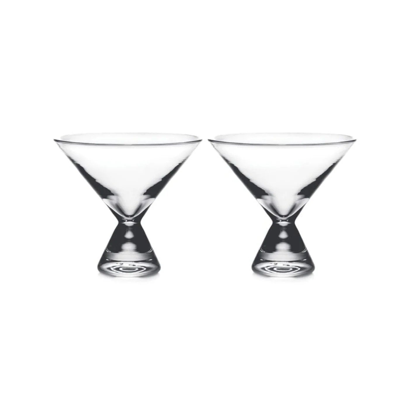 An image of Simon Pearce Westport Stemless Martini in Gift Box - Set of 2