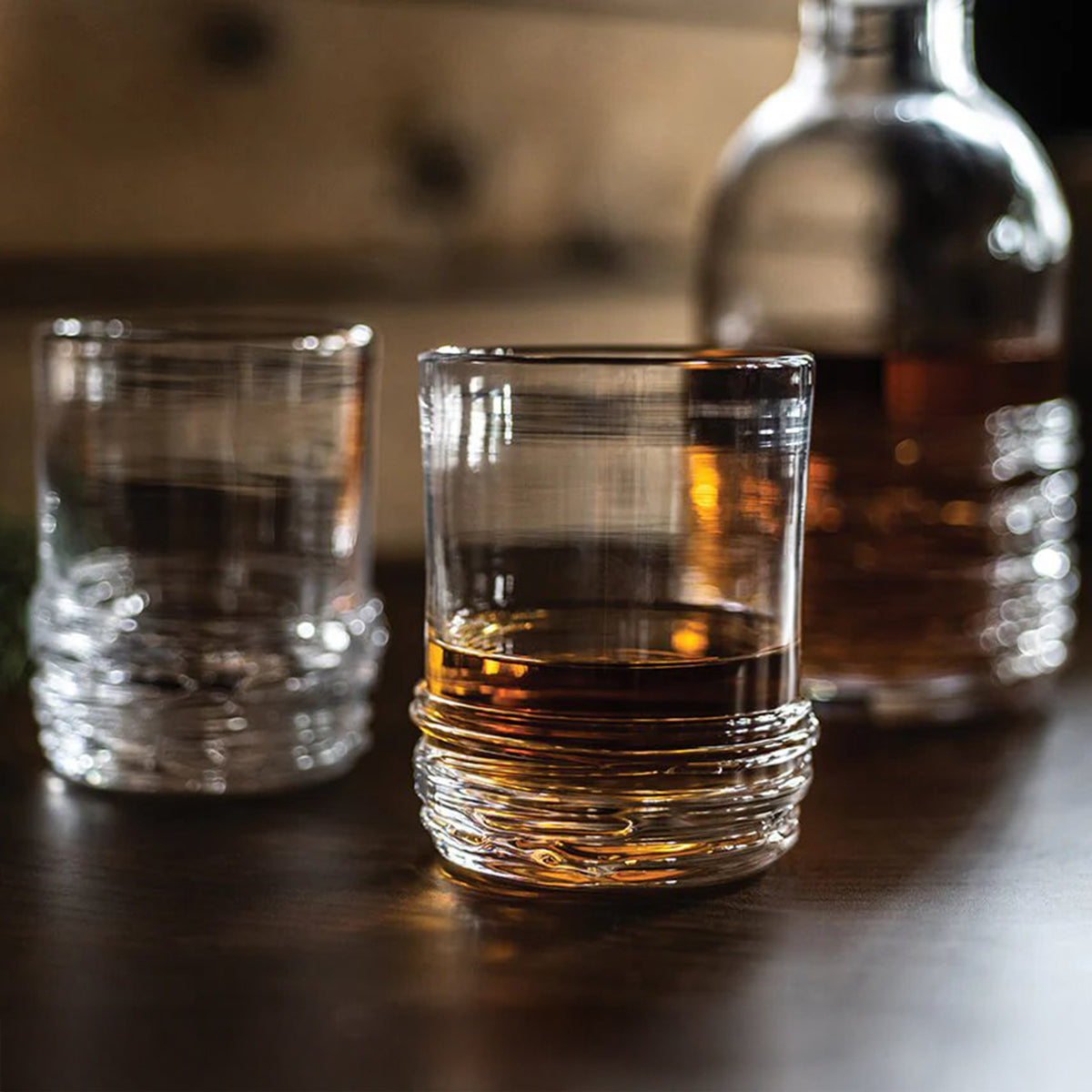 Simon Pearce Echo Lake Whiskey in Gift Box - Set of 2