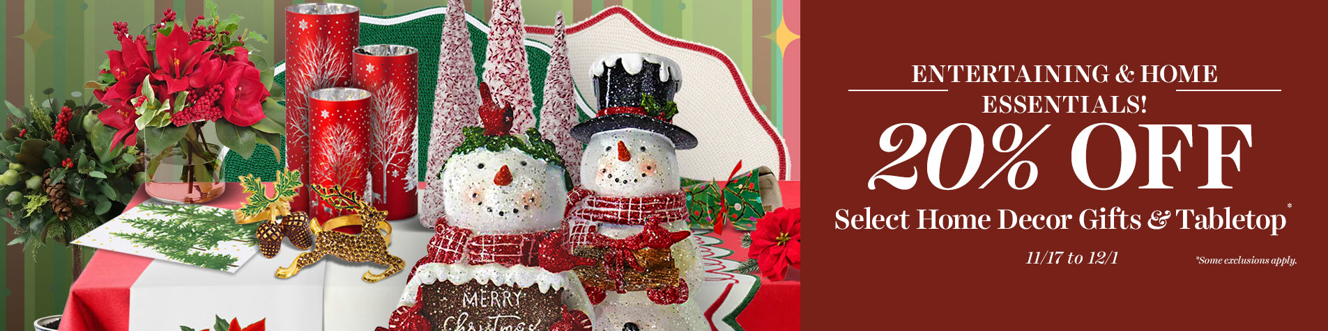 Home Decor & Tabletop Sale