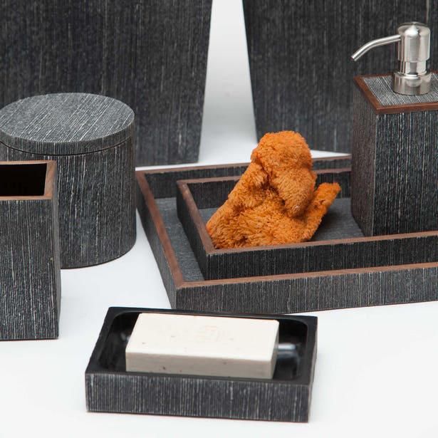 Pigeon and Poodle Bruges Soap Dish - Charcoal