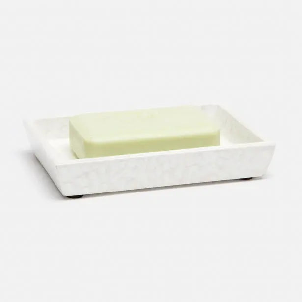 Pigeon and Poodle Callas Soap Dish in White