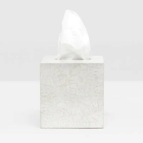 Pigeon and Poodle Callas Tissue Box in White