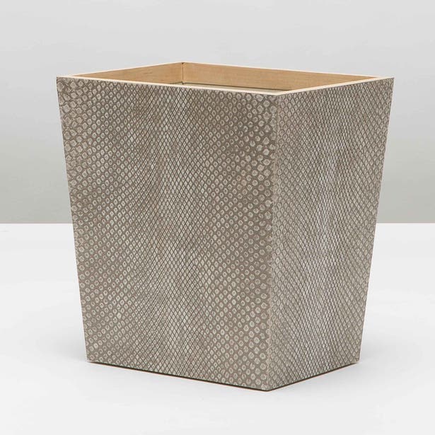 Pigeon and Poodle Goa Rectangle Wastebasket - Sand