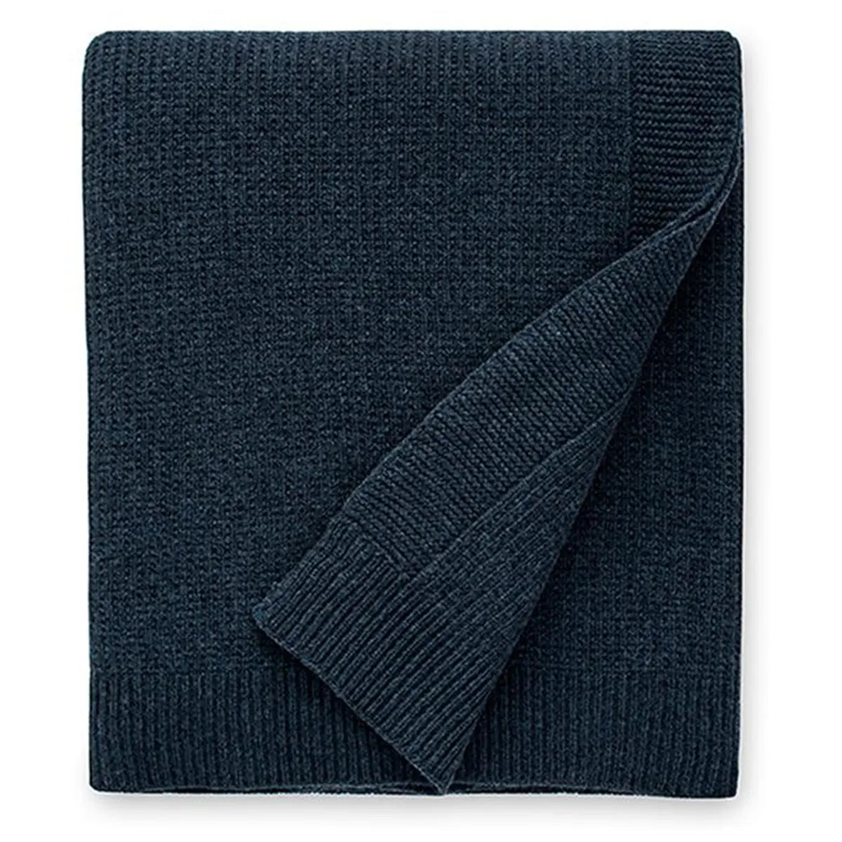 Sferra Pettra Lambswool Throw in Midnight