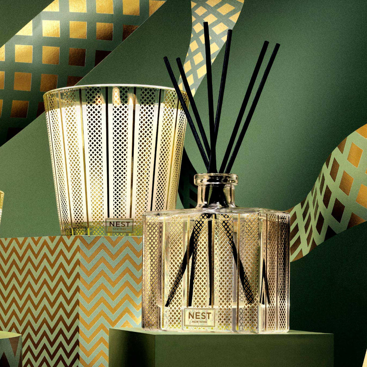 An image of Nest Fragrances Birchwood Pine Diffuser 5.9 fl oz